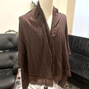 FENDI scarf in zucca print